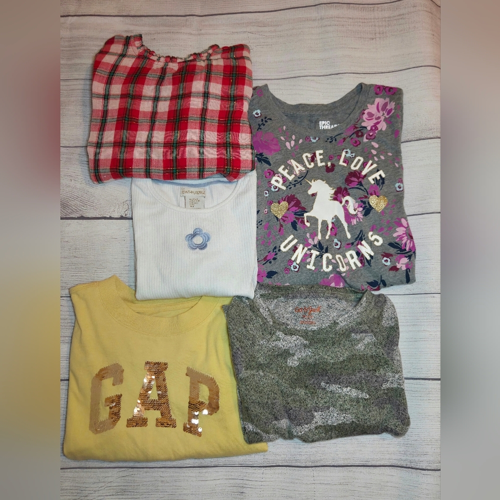 Girls Size Small Long Sleeve Bundle